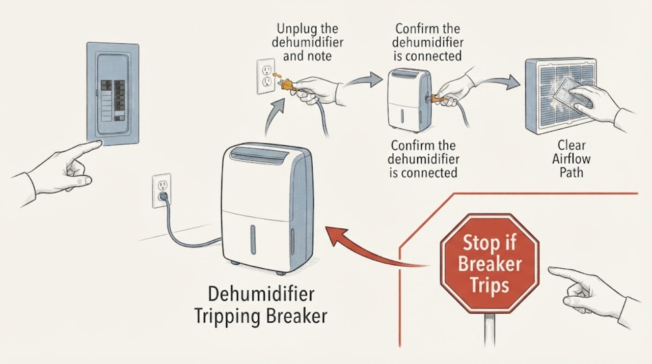 Dehumidifier Tripping Breaker