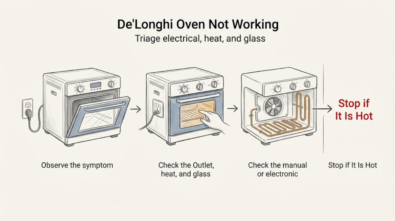 De'Longhi Oven Not Working