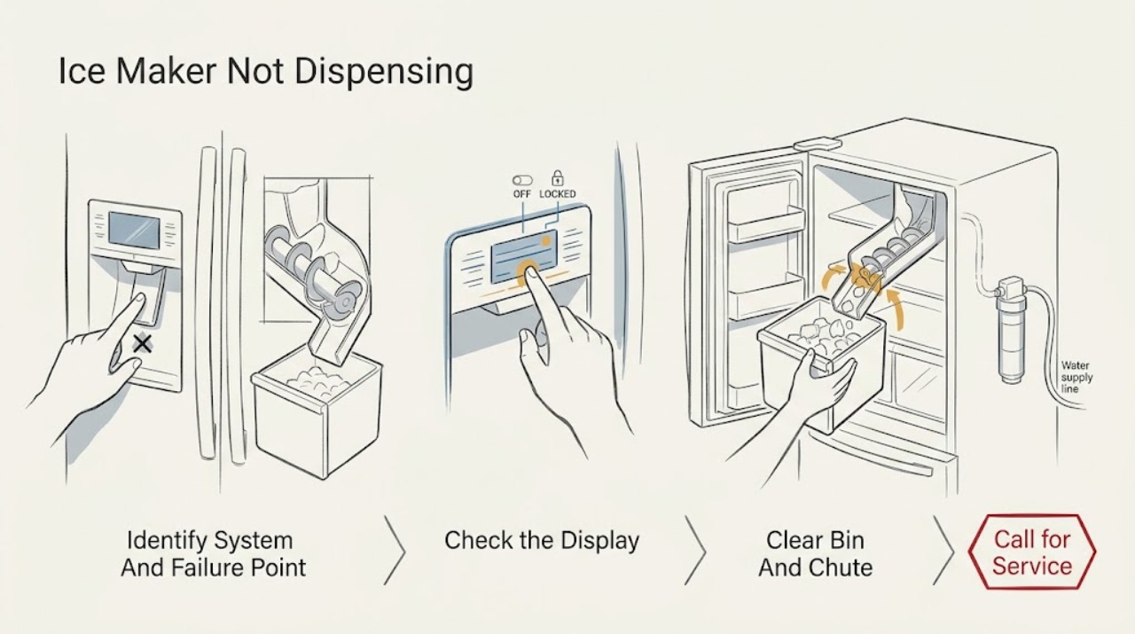 Ice Maker Not Dispensing