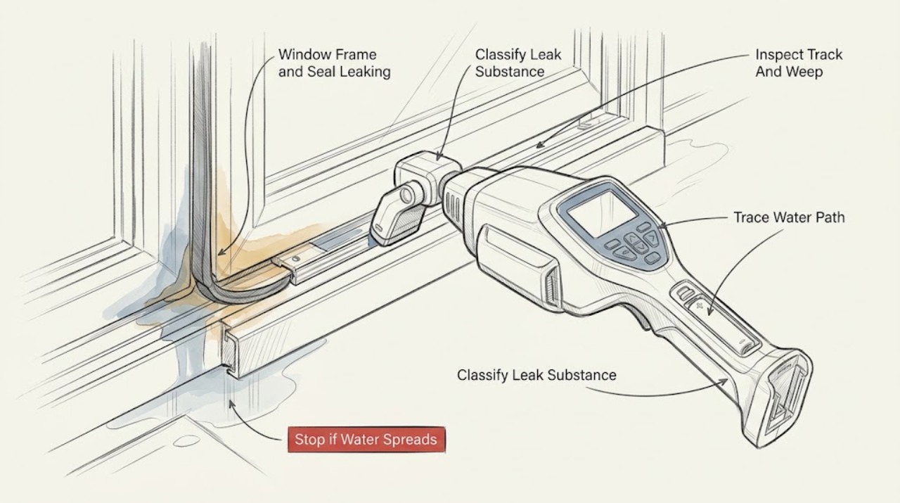 Window Frame and Seal Leaking