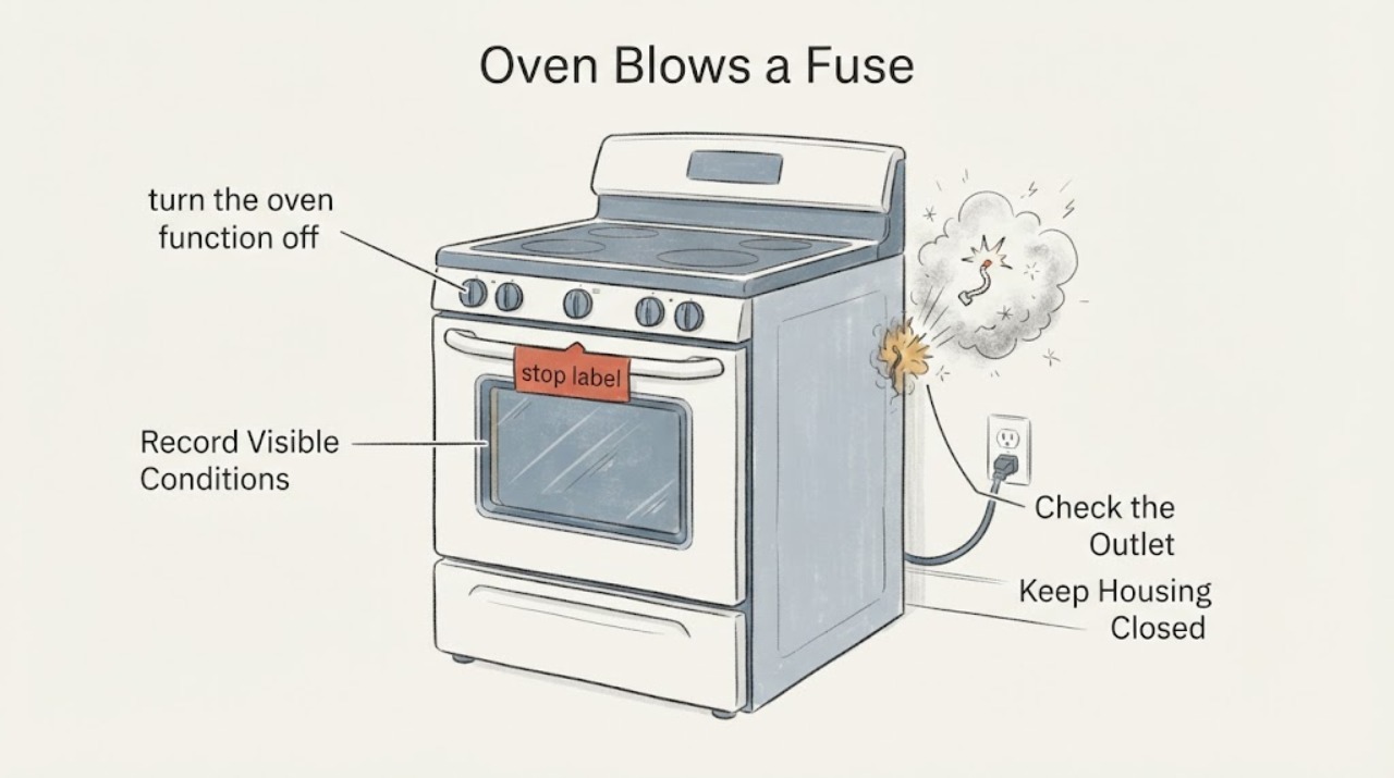 Oven Blows a Fuse