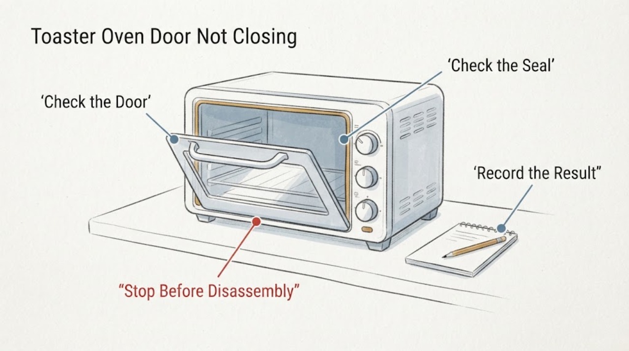 Toaster Oven Door Not Closing