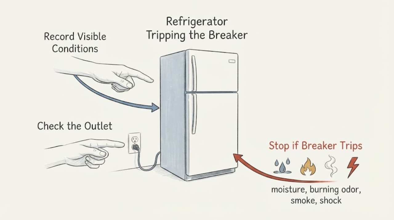 Refrigerator Tripping the Breaker