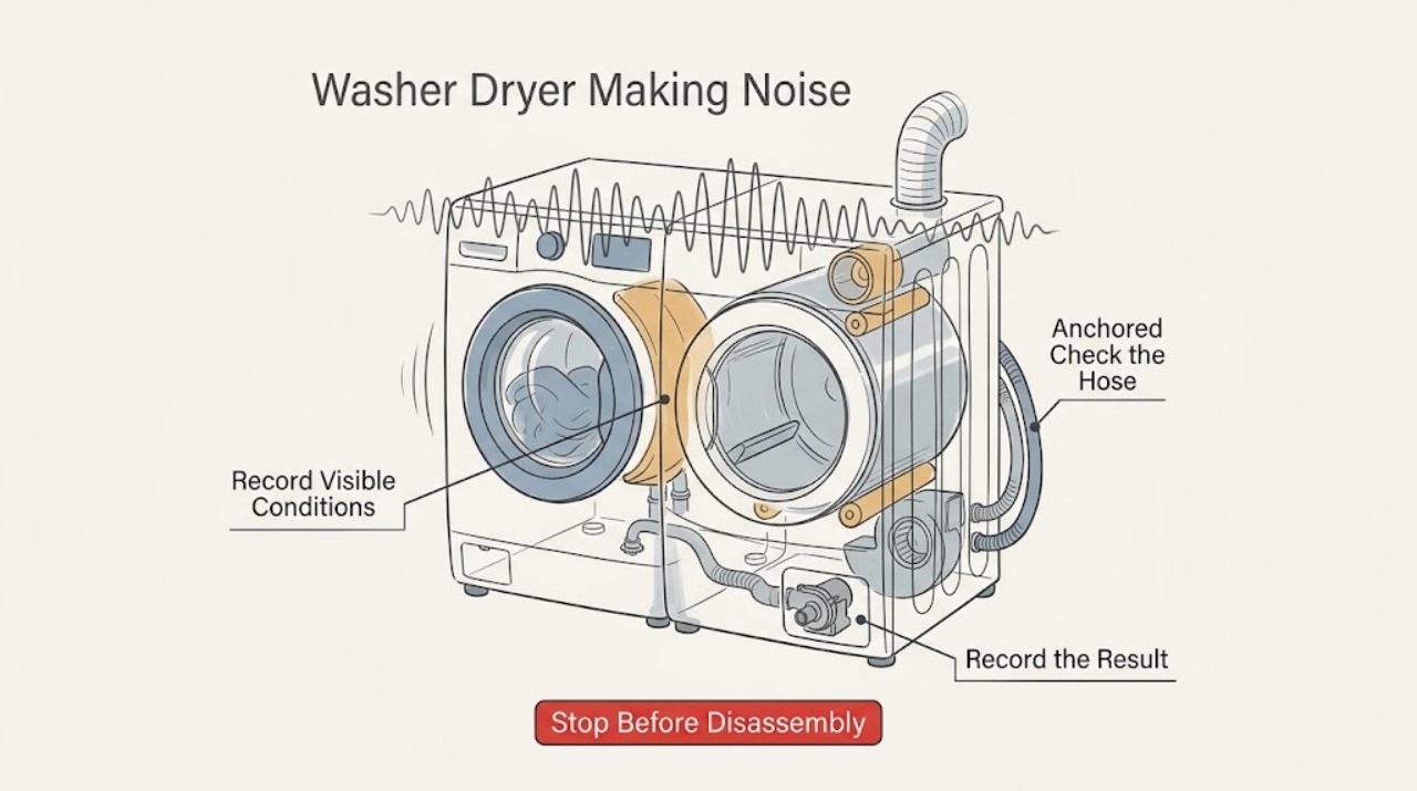 Washer Dryer Making Noise