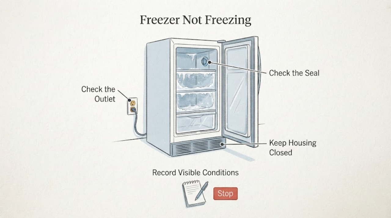 Freezer Not Freezing