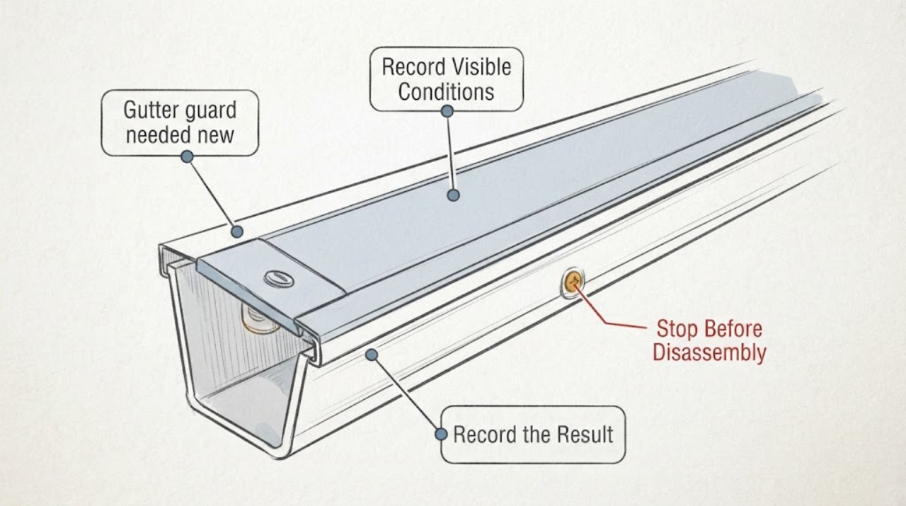 Gutter guard needed new