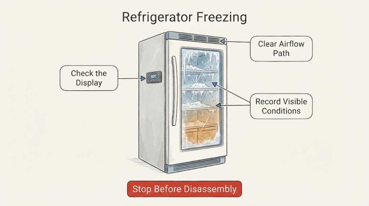 Refrigerator Freezing