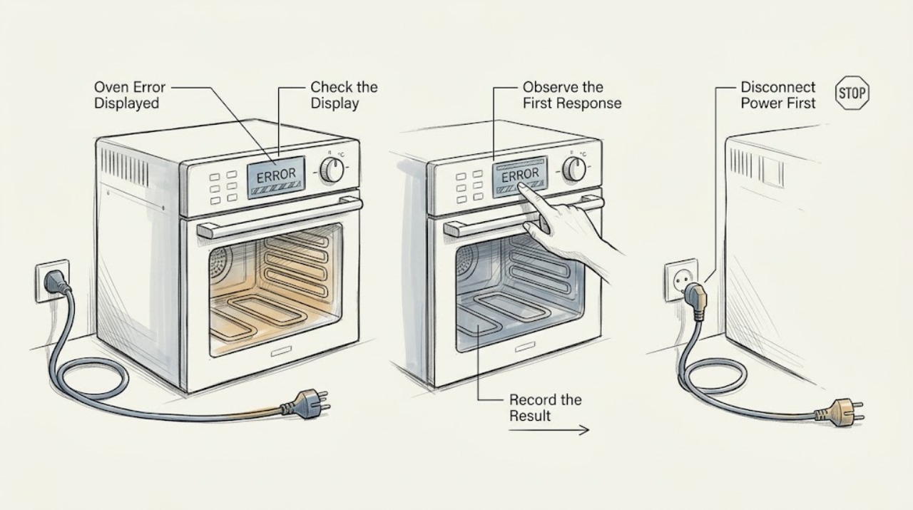 Oven Error Displayed