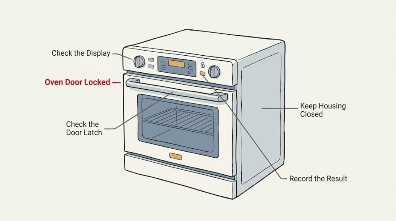 Oven Door Locked