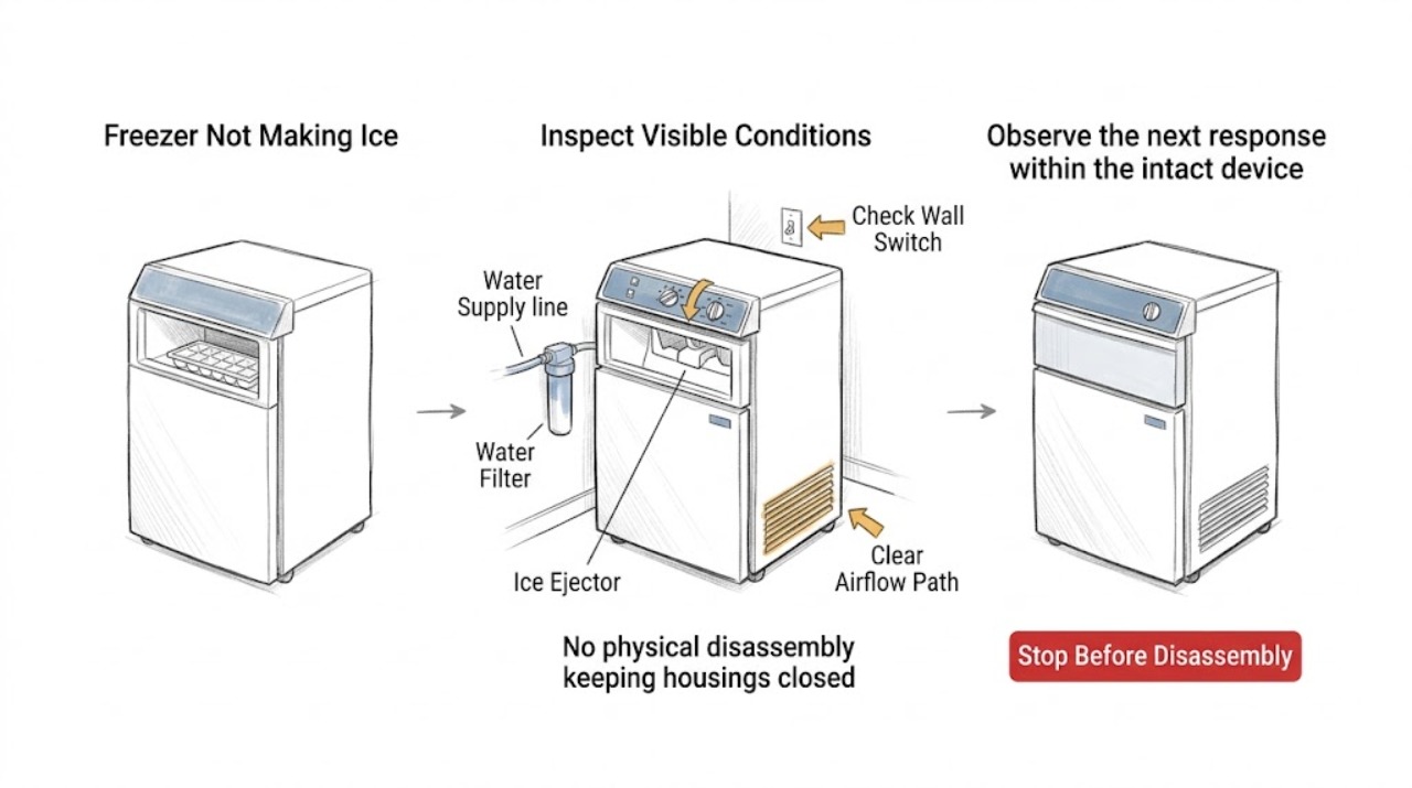 Freezer Not Making Ice