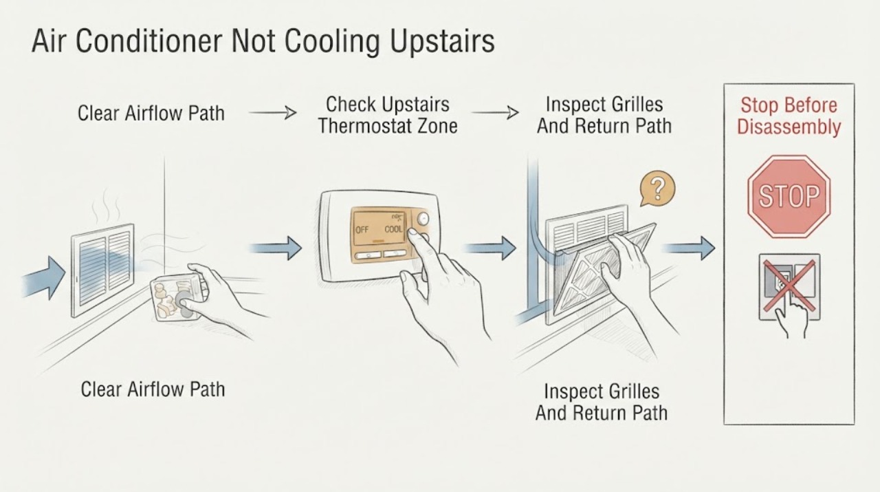 Air Conditioner Not Cooling Upstairs