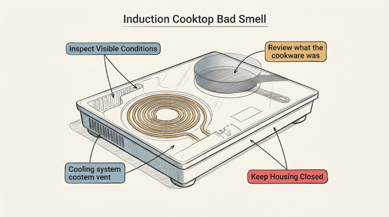 Induction Cooktop Bad Smell