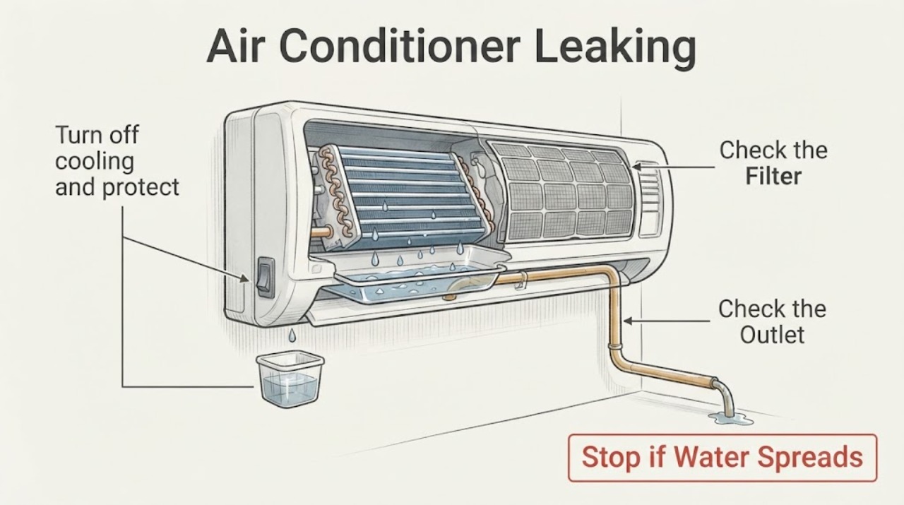 Air Conditioner Leaking