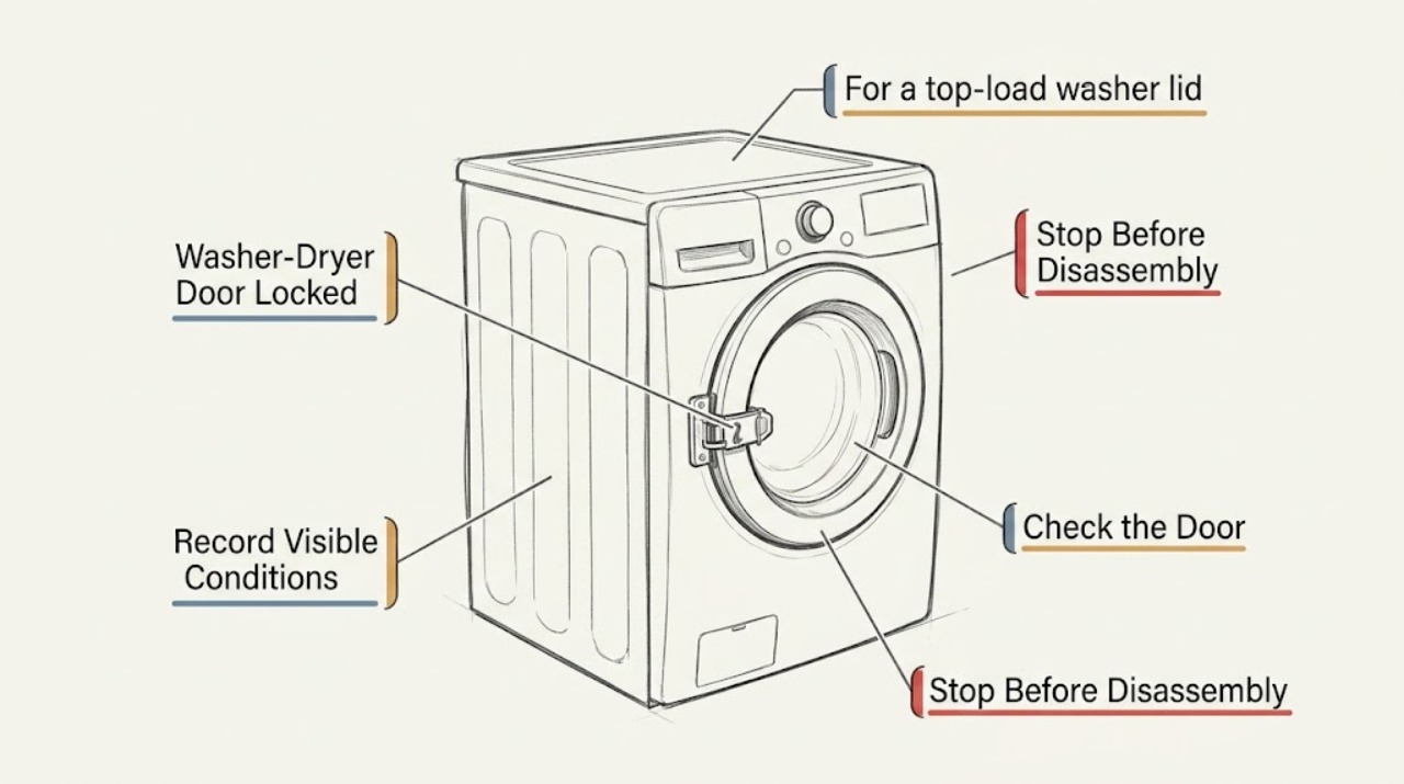 Washer-Dryer Door Locked