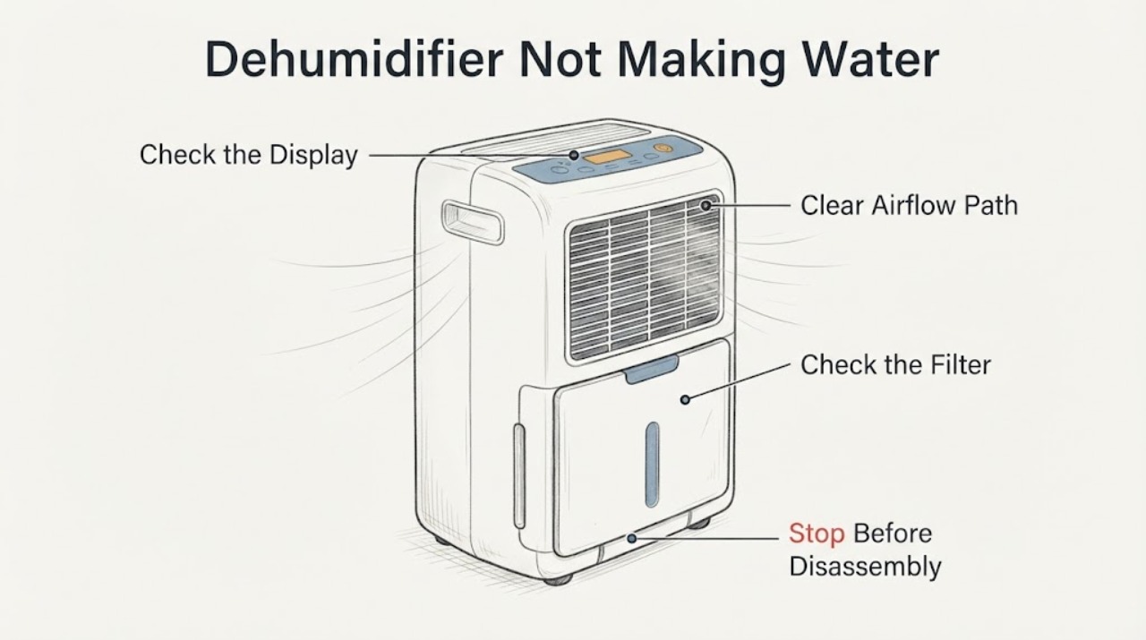 Dehumidifier Not Making Water