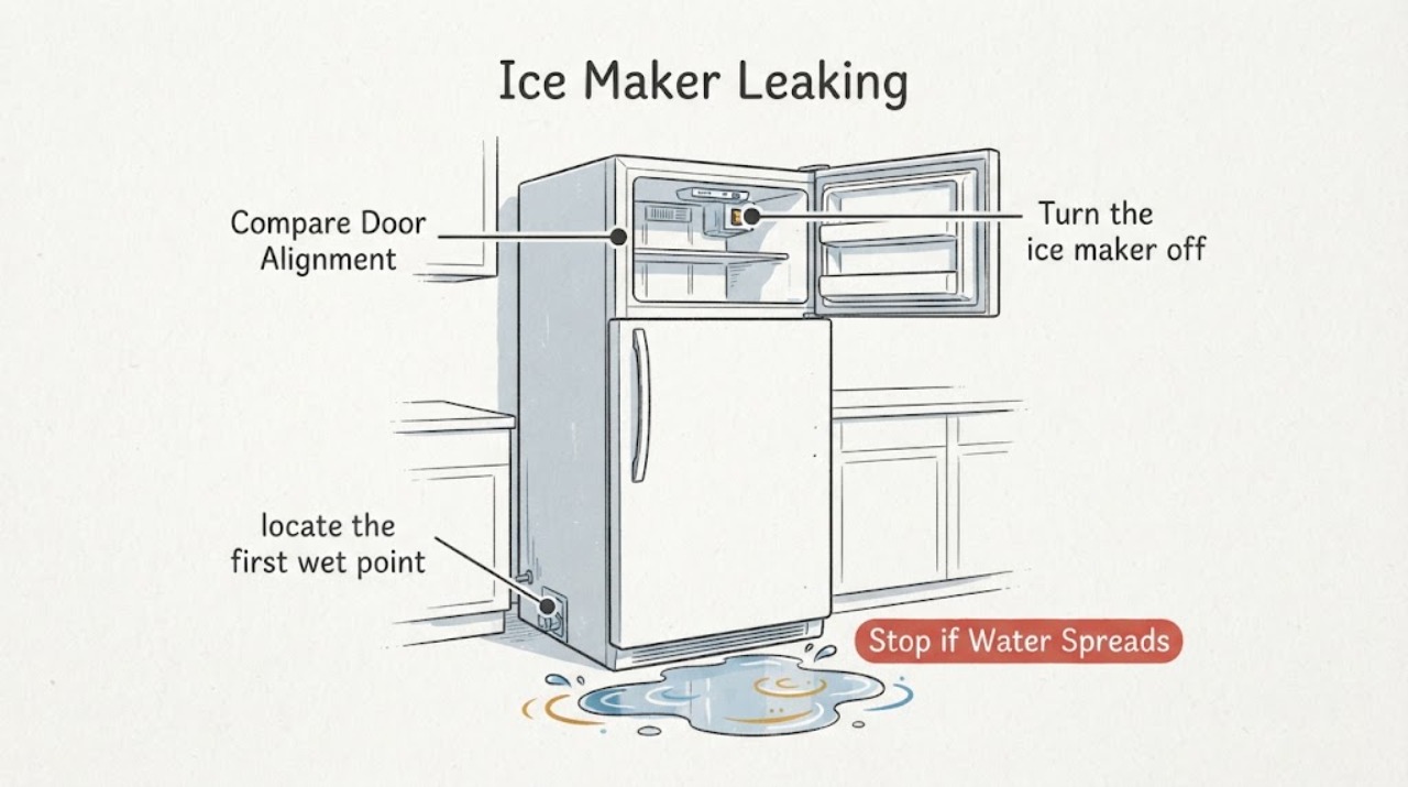 Ice Maker Leaking