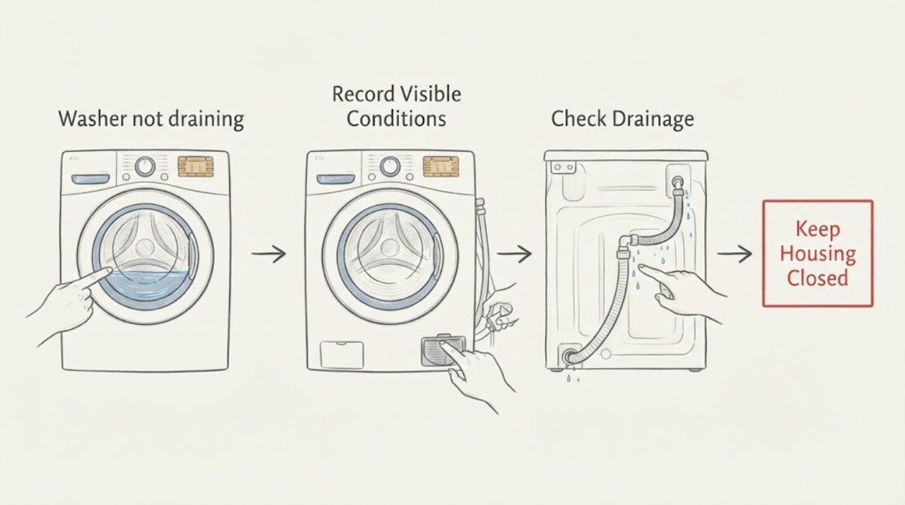 Washer not draining