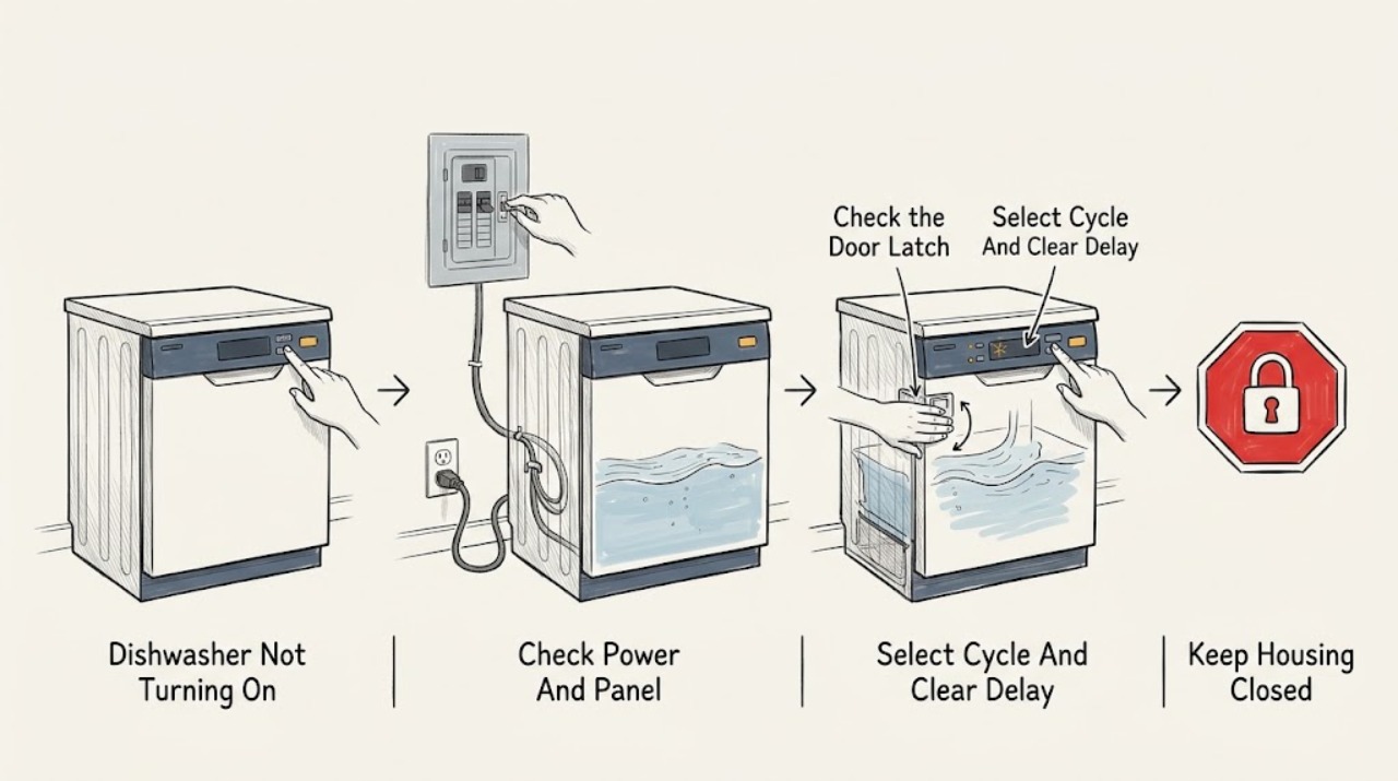Dishwasher Not Turning On