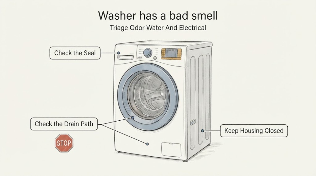 Washer has a bad smell