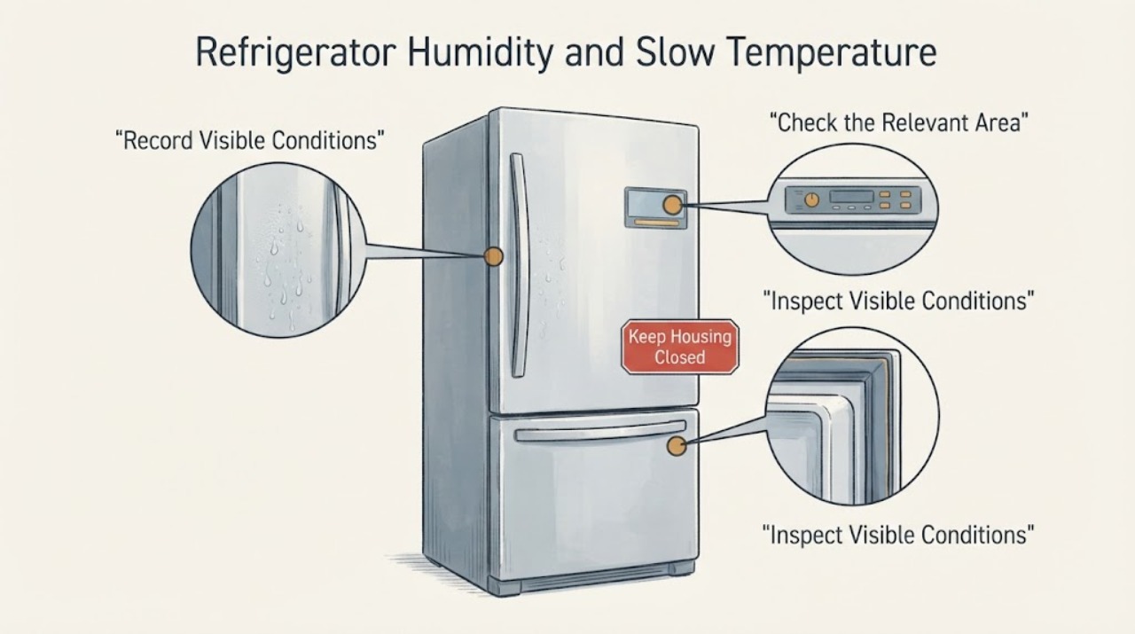 Refrigerator Humidity and Slow Temperature