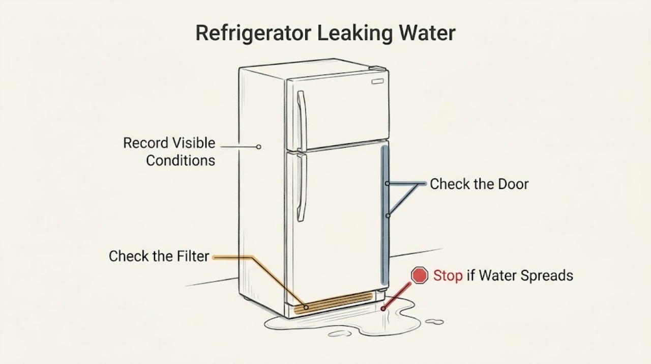 Refrigerator Leaking Water