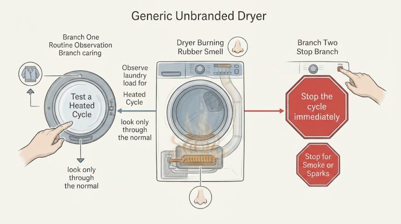 Dryer Burning Rubber Smell