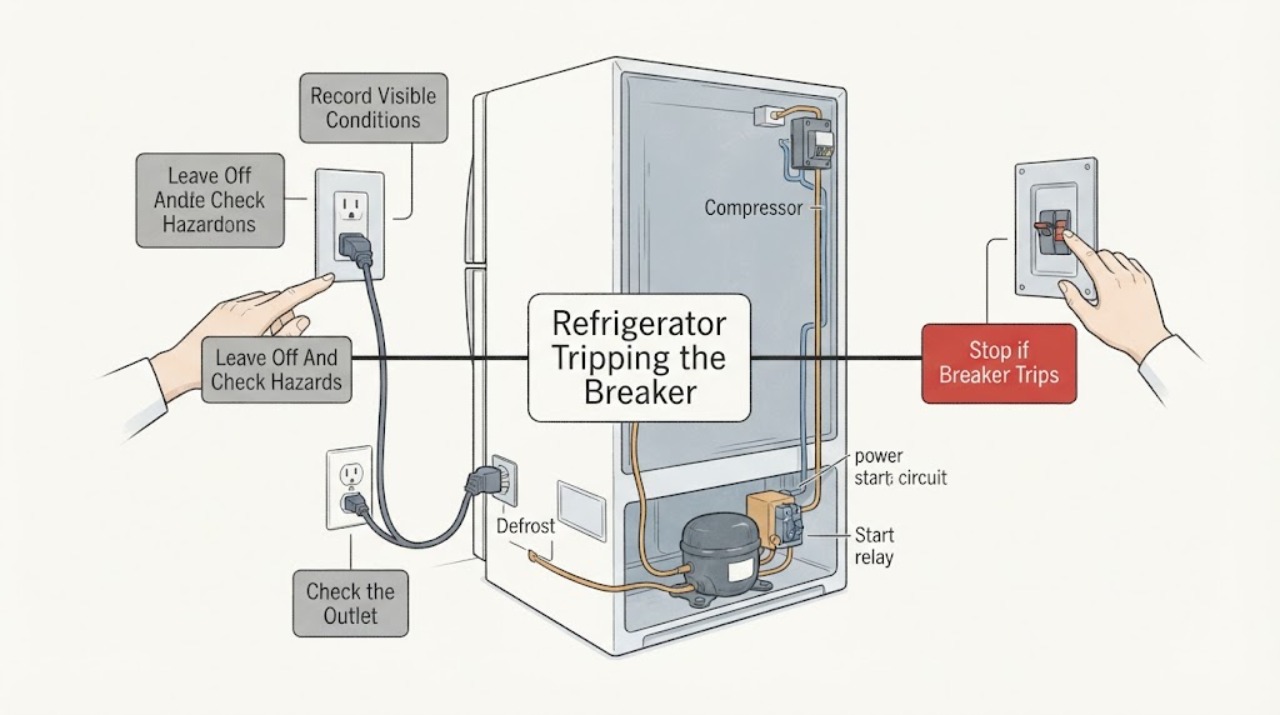 Refrigerator Tripping the Breaker