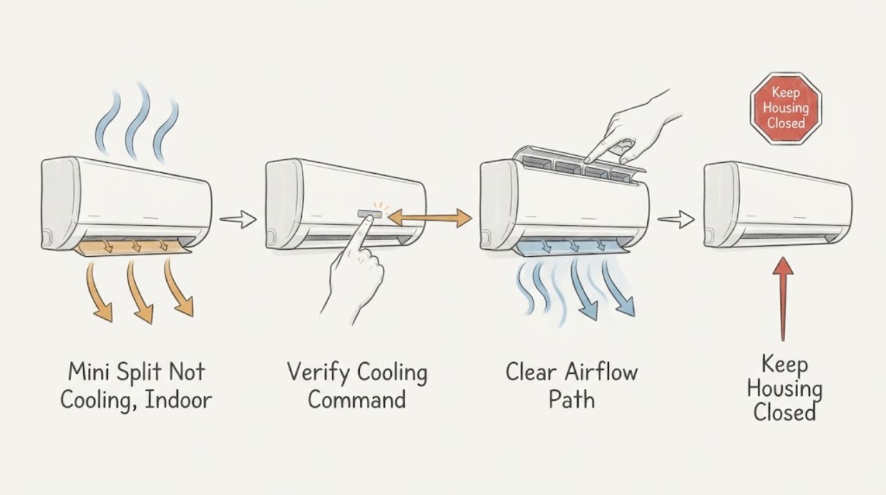 Mini Split Not Cooling, Indoor