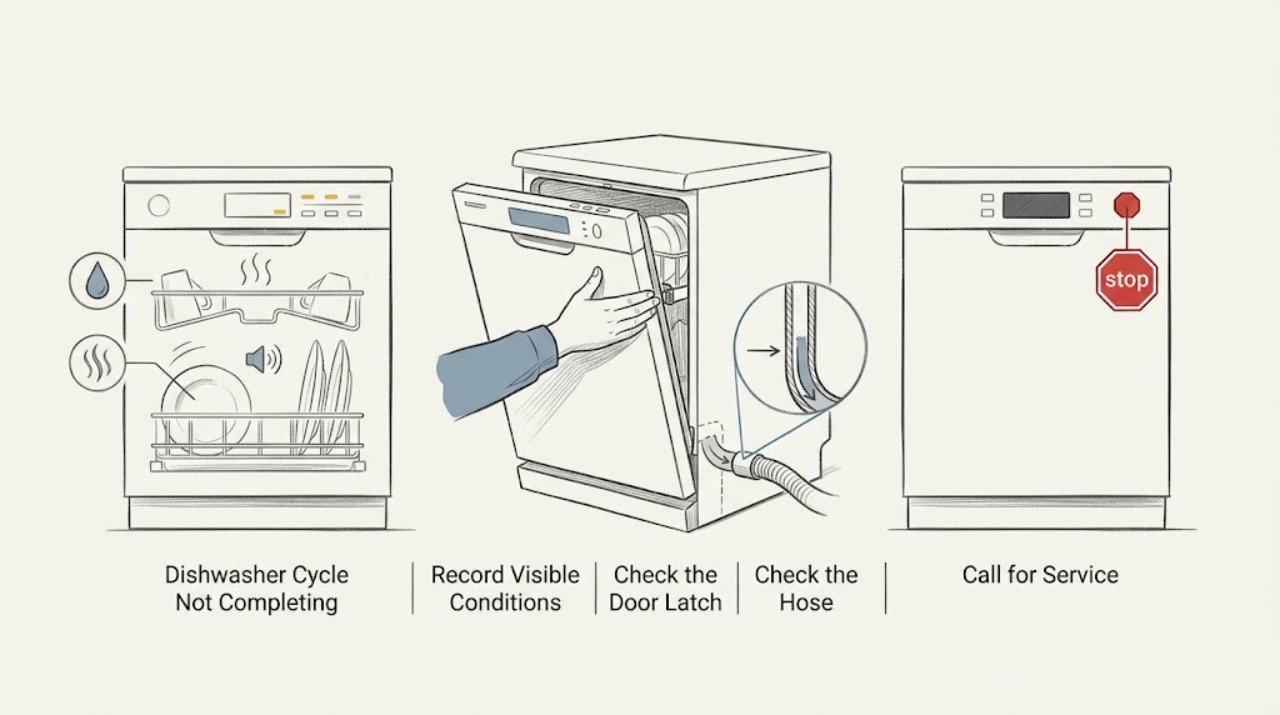 Dishwasher Cycle Not Completing