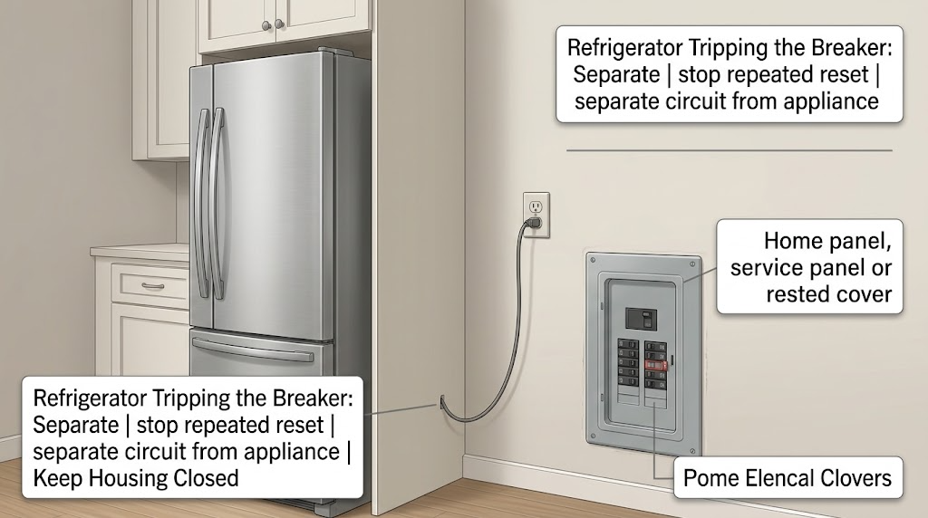 Refrigerator Tripping the Breaker: Separate