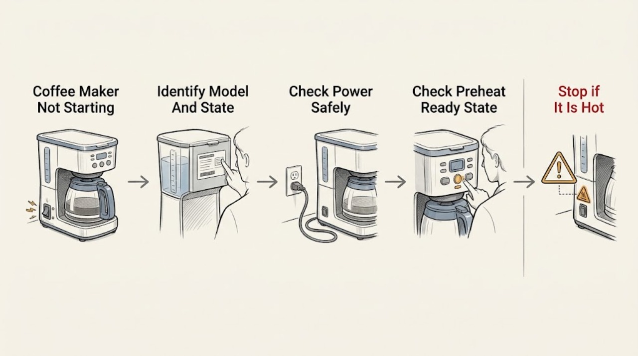 Coffee Maker Not Starting