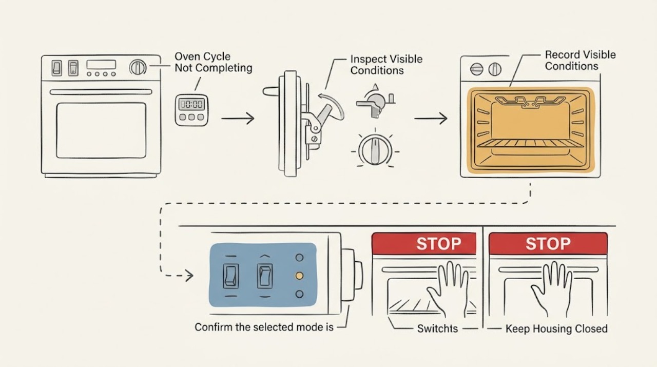 Oven Cycle Not Completing