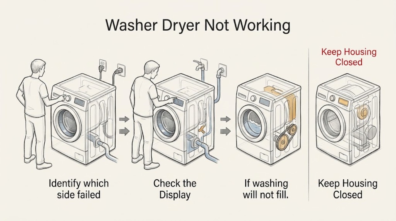 Washer Dryer Not Working
