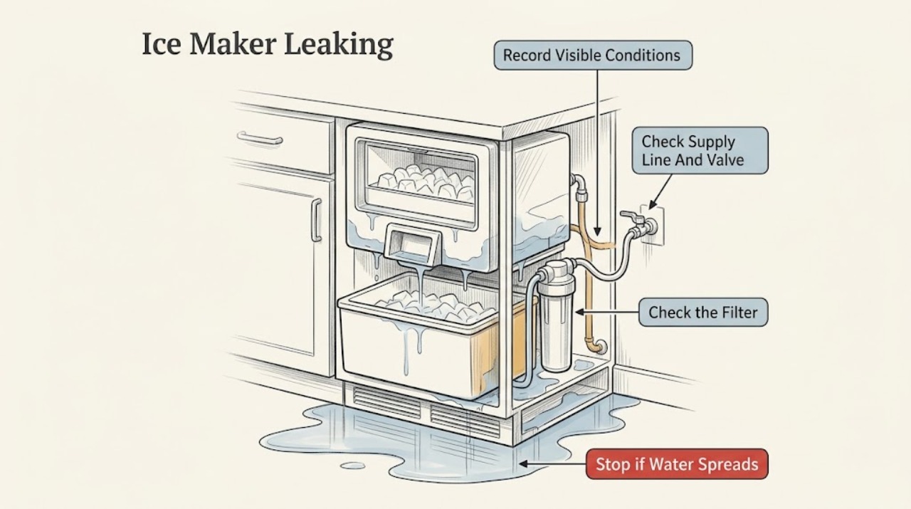 Ice Maker Leaking