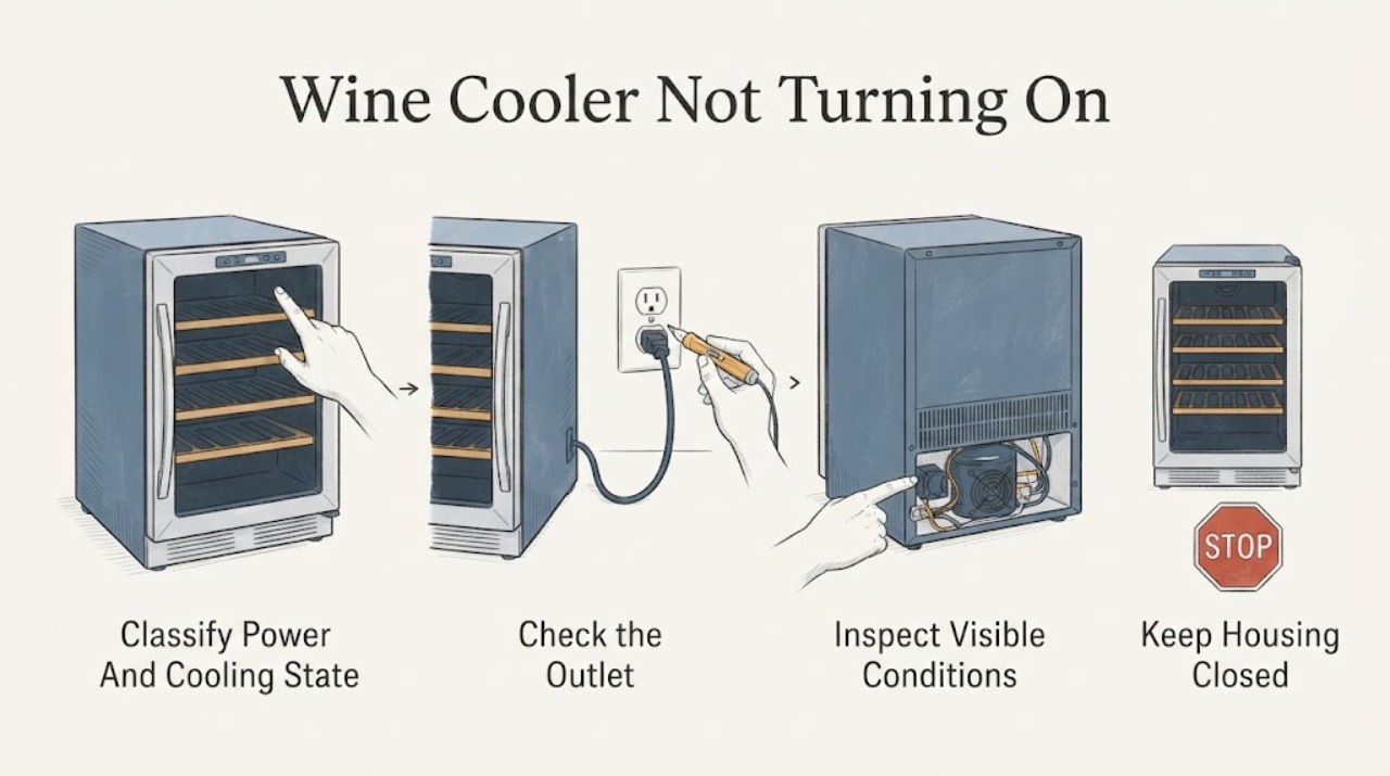 Wine Cooler Not Turning On