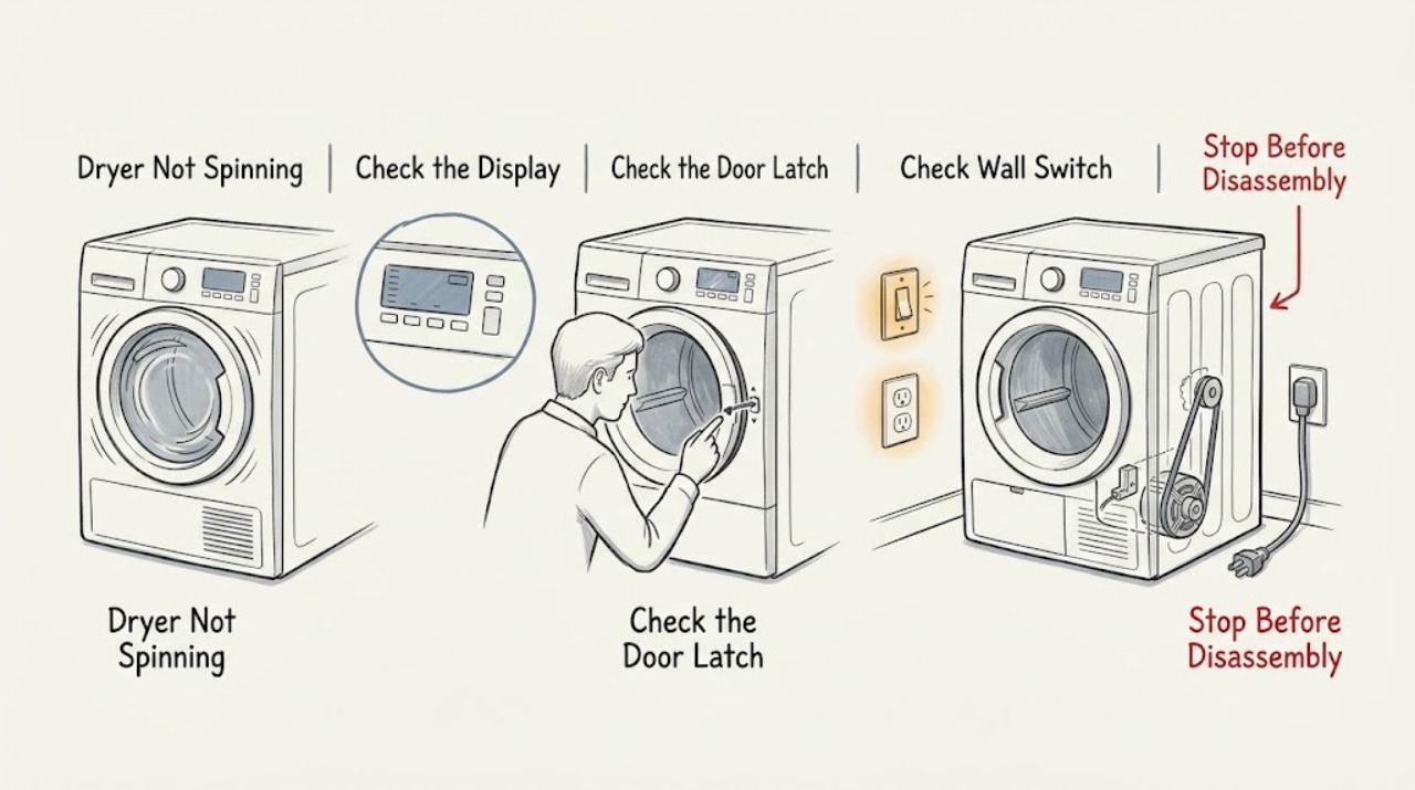 Dryer Not Spinning
