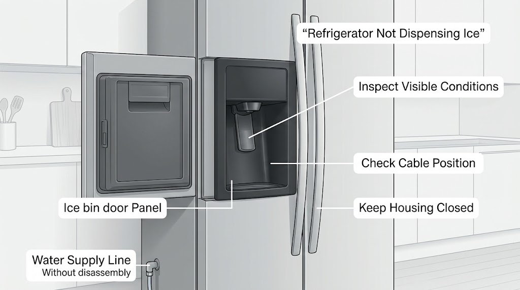 Refrigerator Not Dispensing Ice