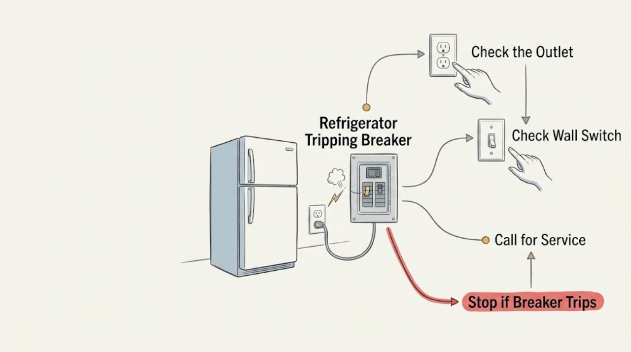 Refrigerator Tripping Breaker