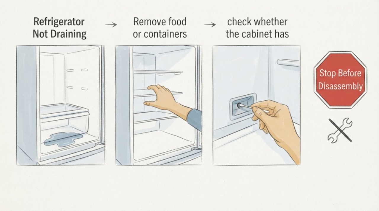 Refrigerator Not Draining