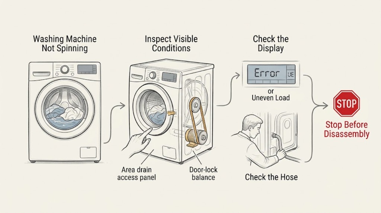 Washing Machine Not Spinning
