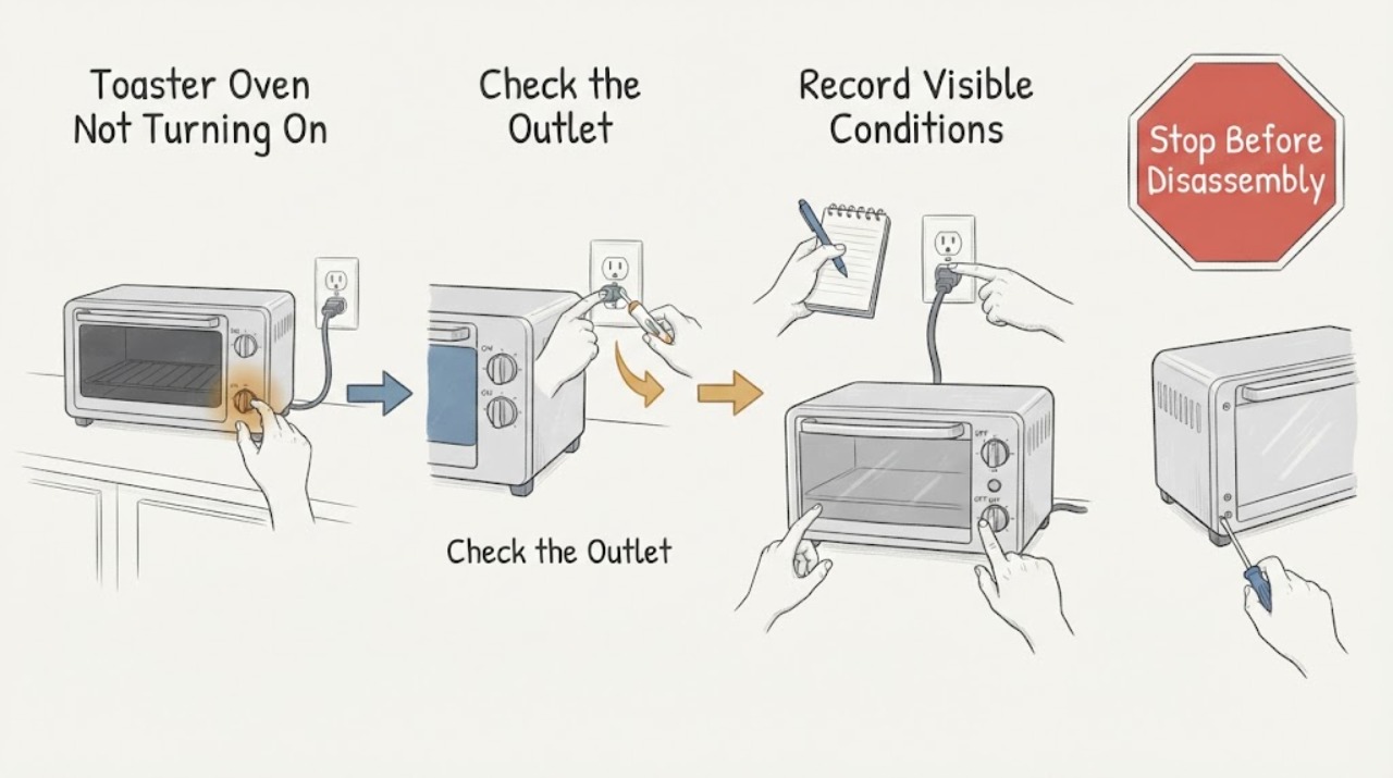 Toaster Oven Not Turning On