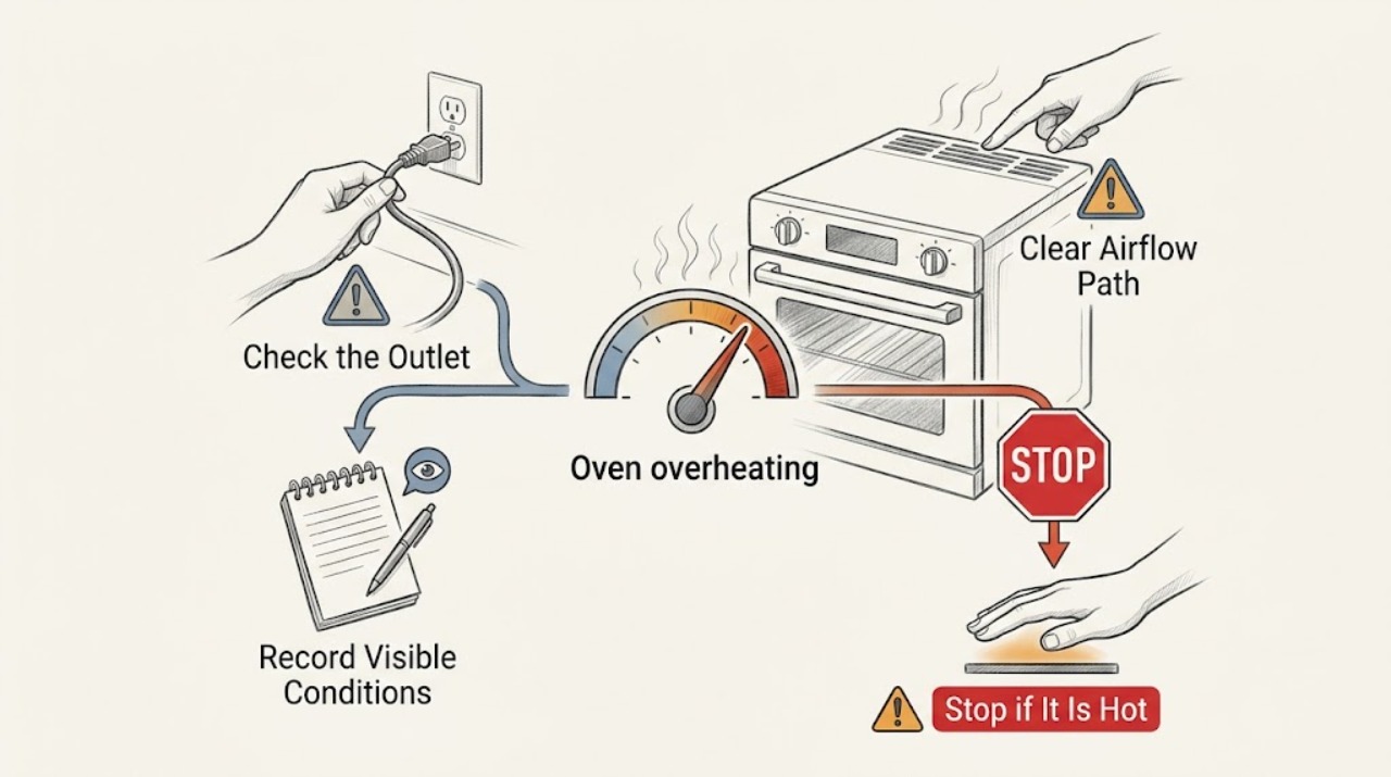 Oven overheating