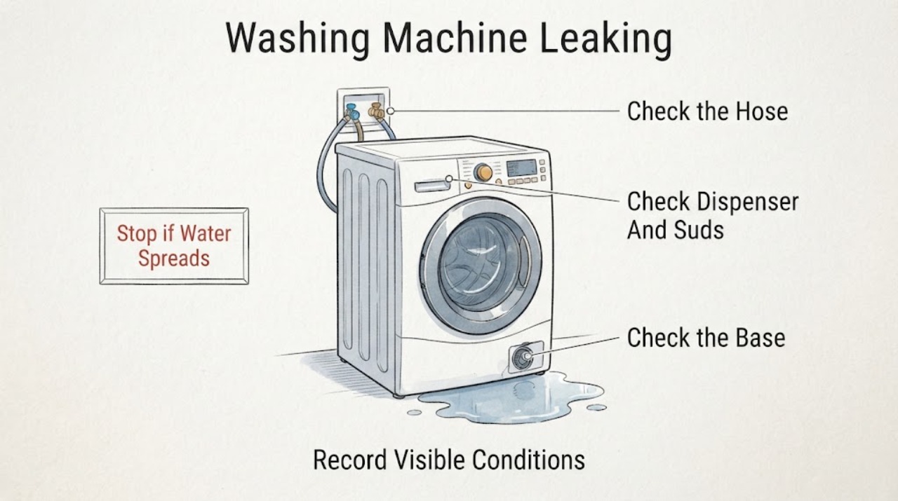 Washing Machine Leaking