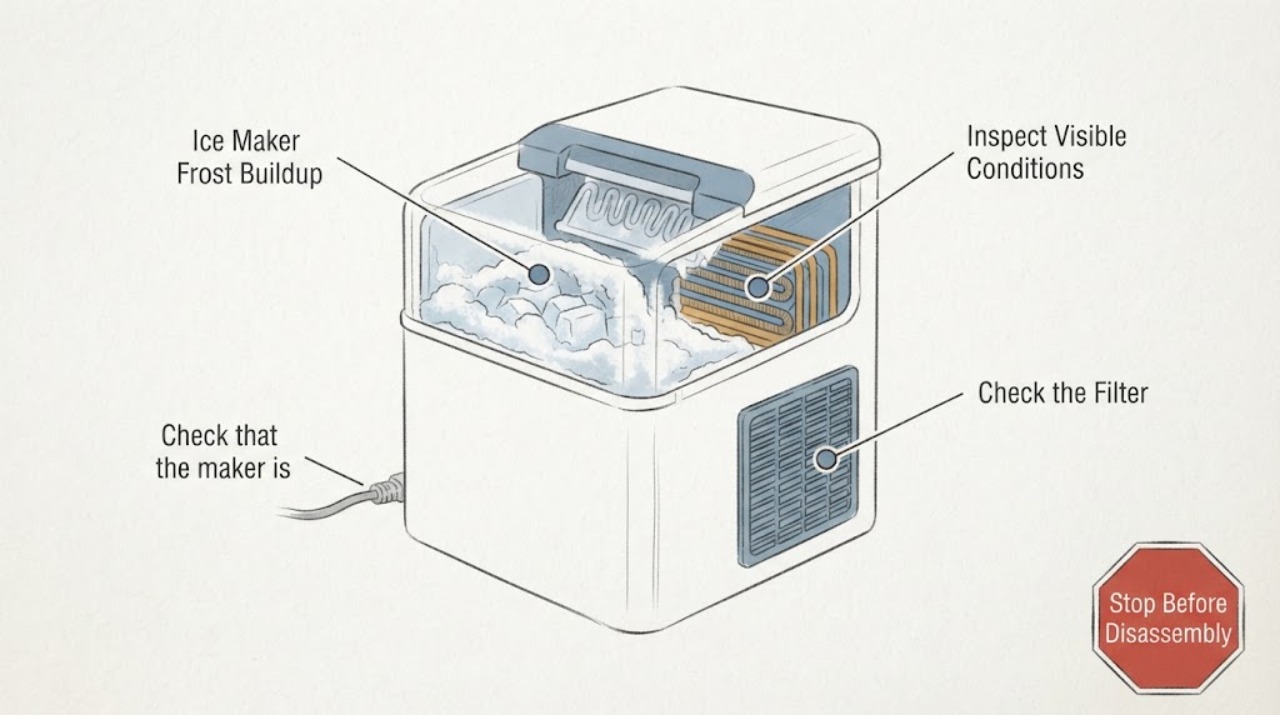Ice Maker Frost Buildup