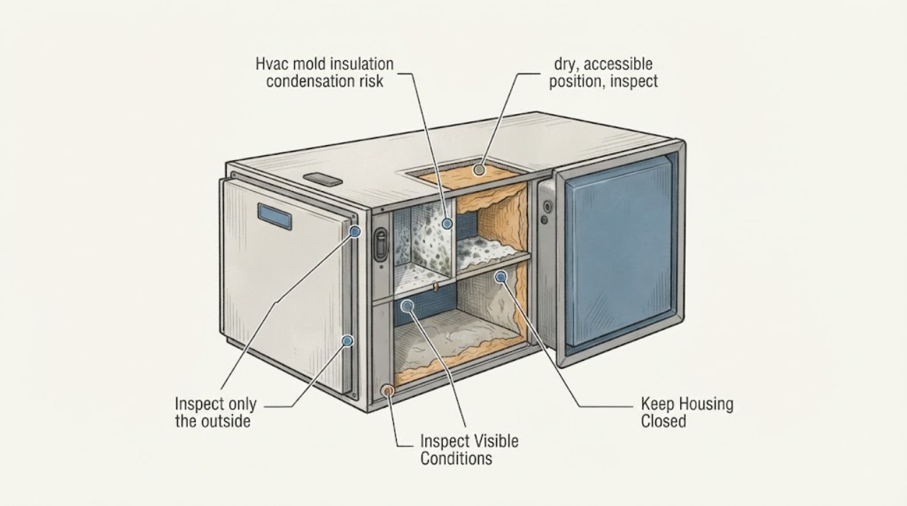 Hvac mold insulation condensation risk