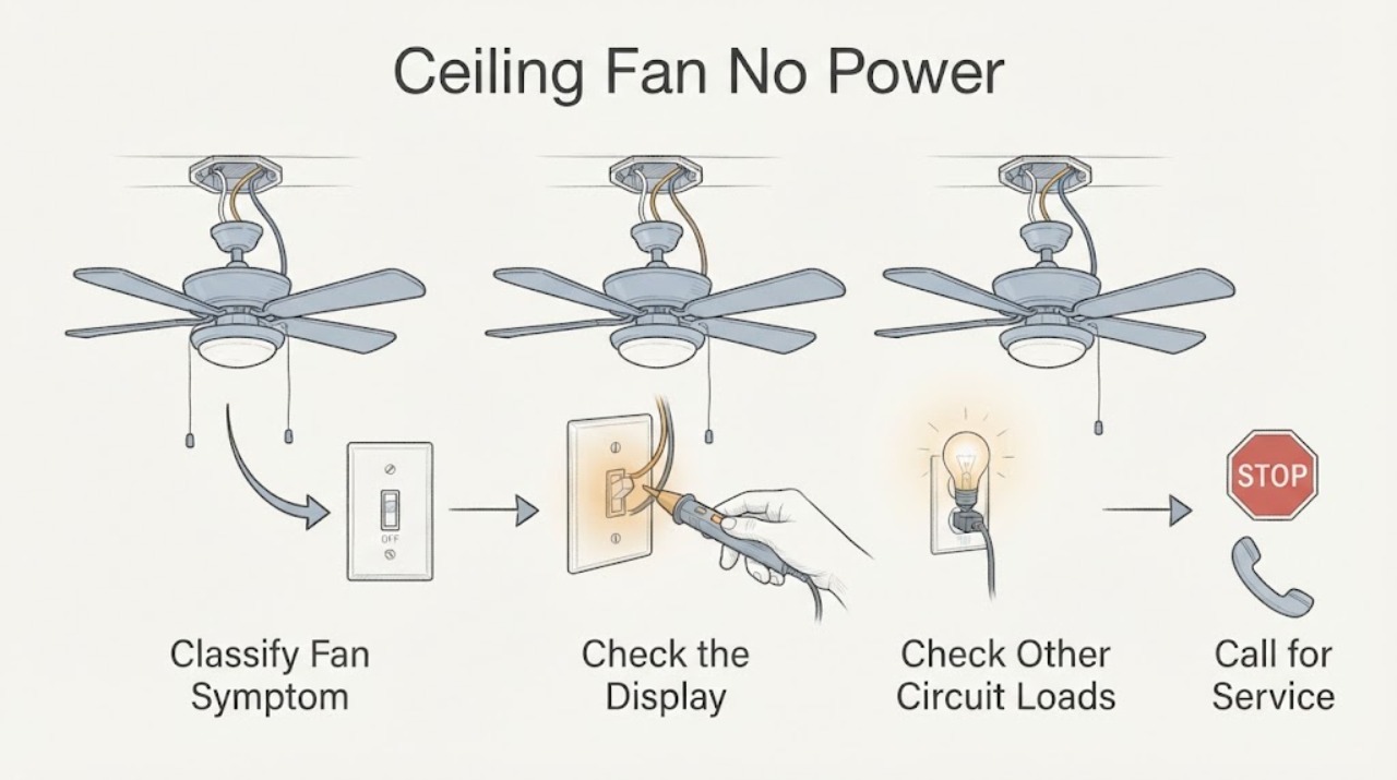 Ceiling Fan No Power