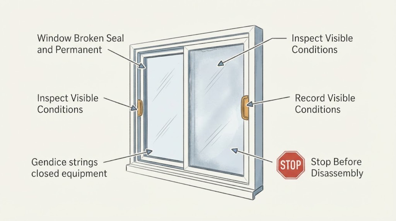 Window Broken Seal and Permanent