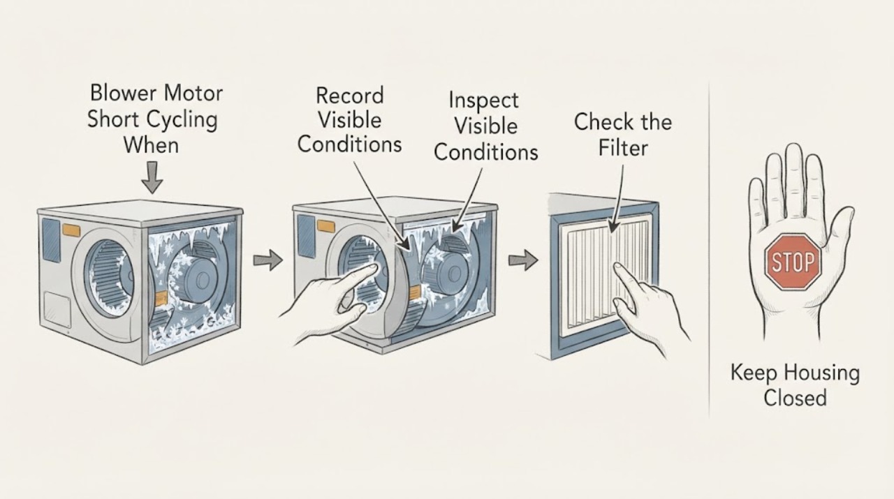 Blower Motor Short Cycling When