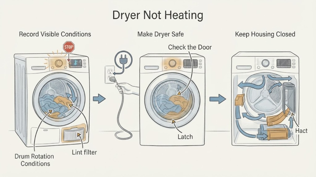 Dryer Not Heating