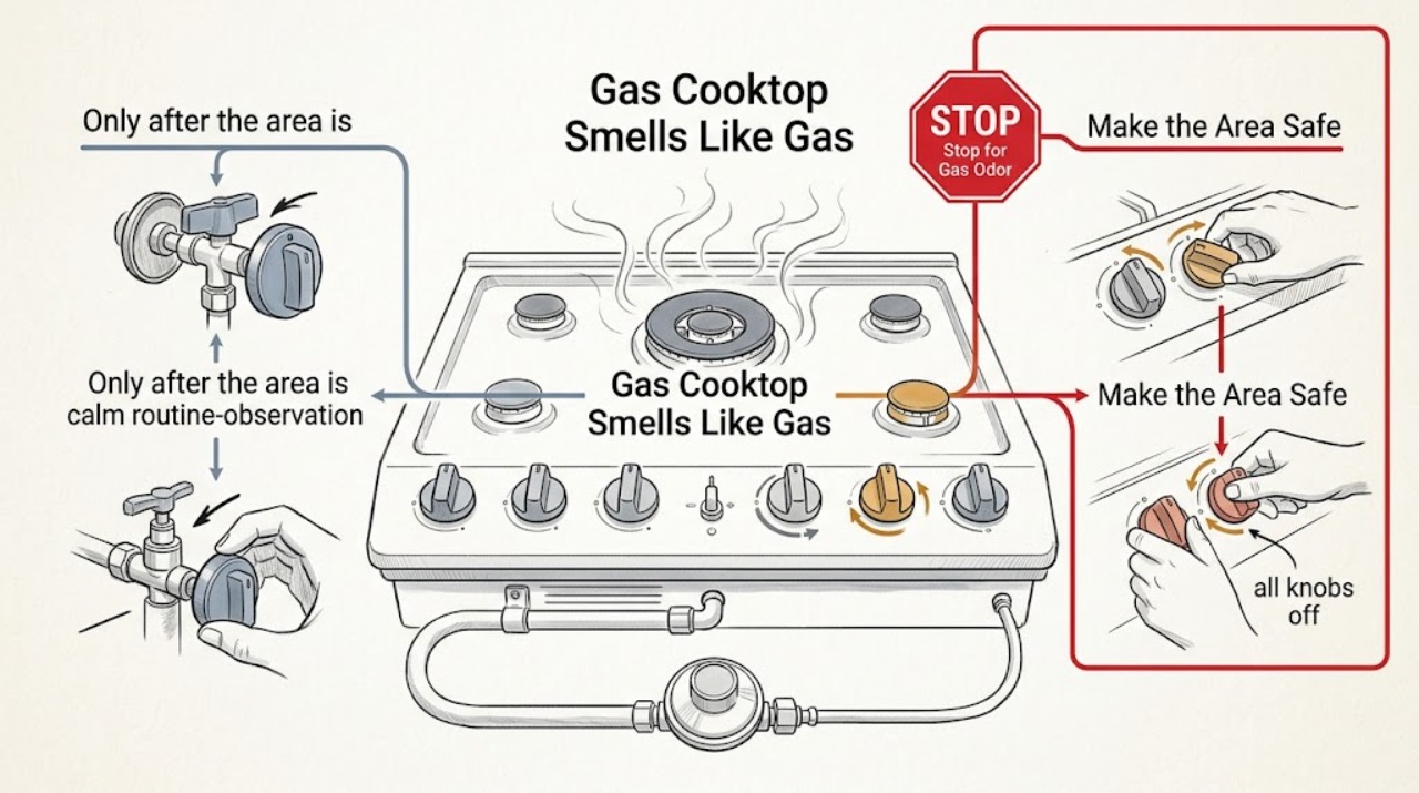 Gas Cooktop Smells Like Gas